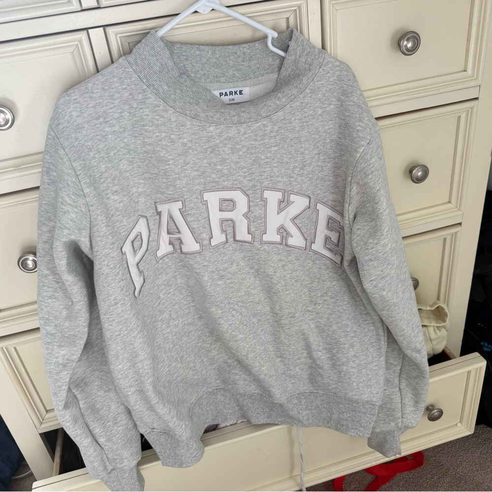 Parker Women's Heather Gray Crewneck Sweater